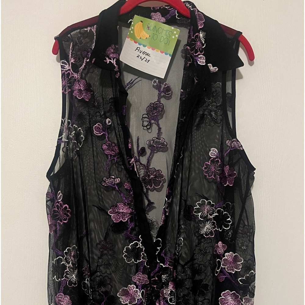 Avenue 22/24 sleeveless duster nwot